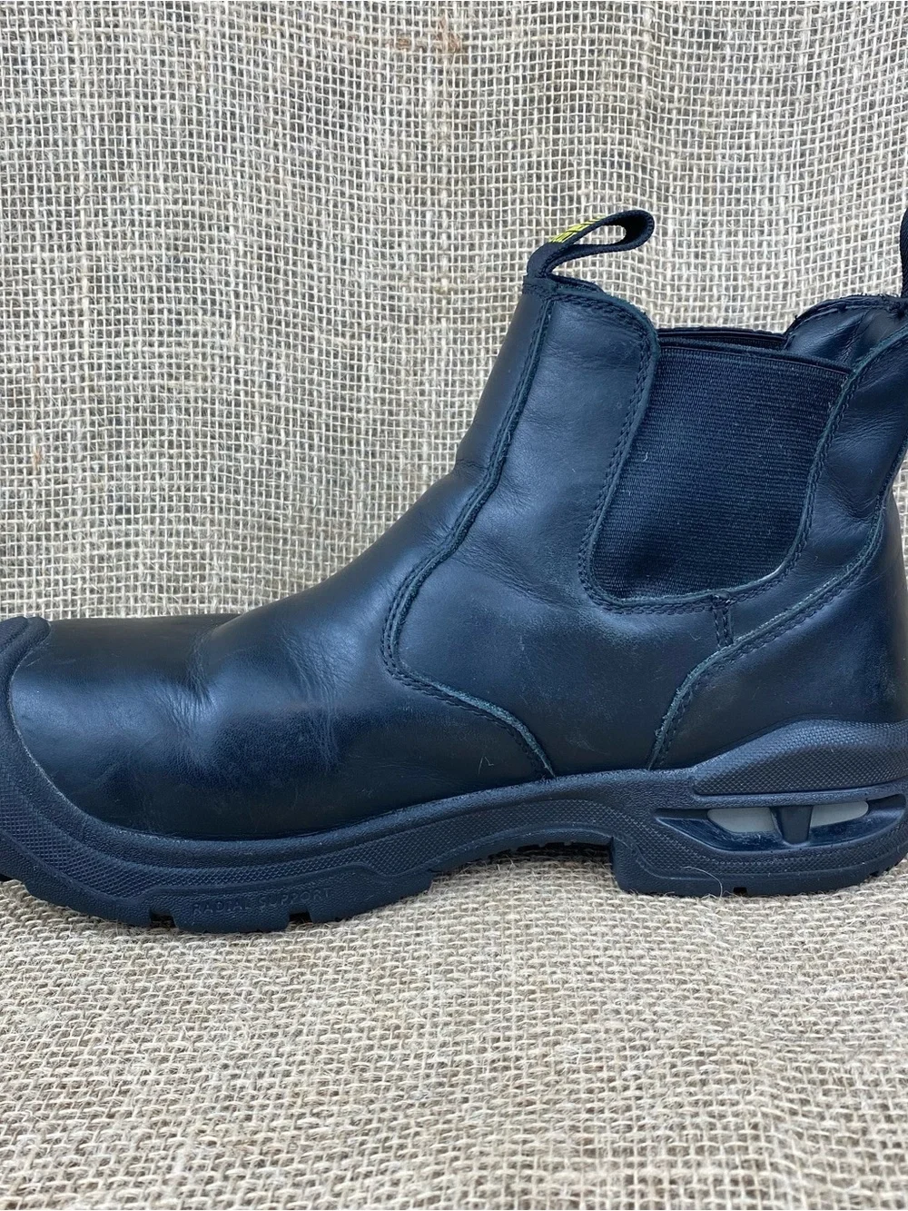 Keen Work Boot Mens 10 D Utility Black Waterproof Leather Carbon Toe Safety Slip